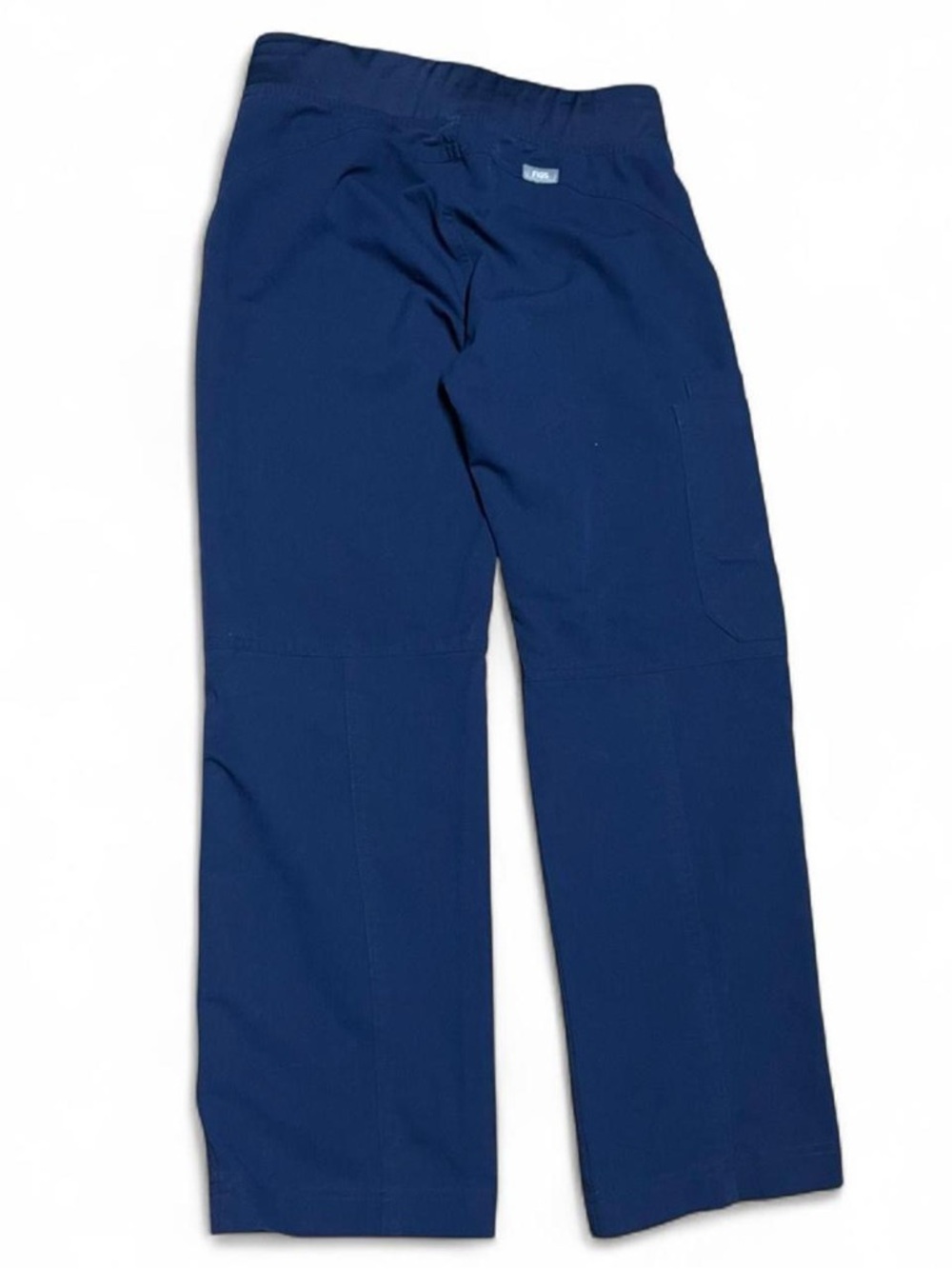 FIGS Kade Cargo Scrub Pants Blue Womens Sz XXS Petite Nurse Pockets Straight Leg - Picture 4 of 8